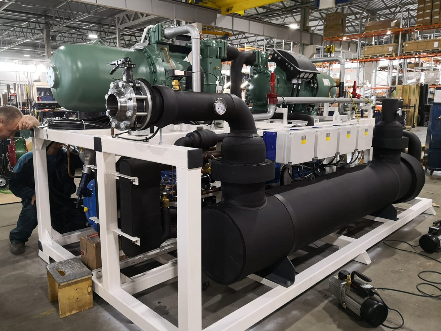 Создание чиллера 0,5 МВт для концерна «Славянка»