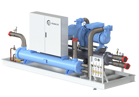 Чиллеры с выносным конденсатором на базе винтовых компрессоров