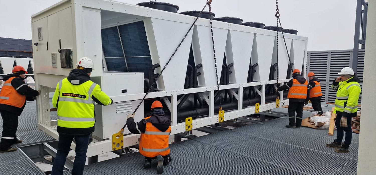 Чиллеры для ЦОД "Сбербанк" в Сколково