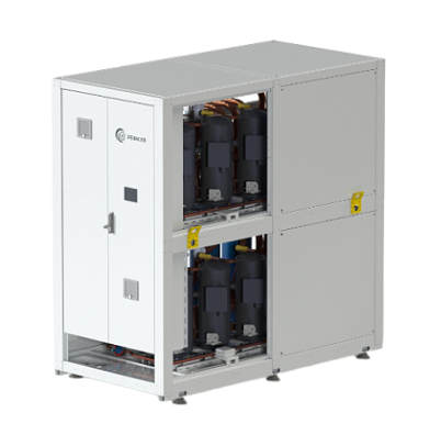 Чиллеры с водяным охлаждением конденсатора на базе спиральных компрессоров